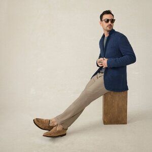 Men's Minimum navy knit blazer jacket